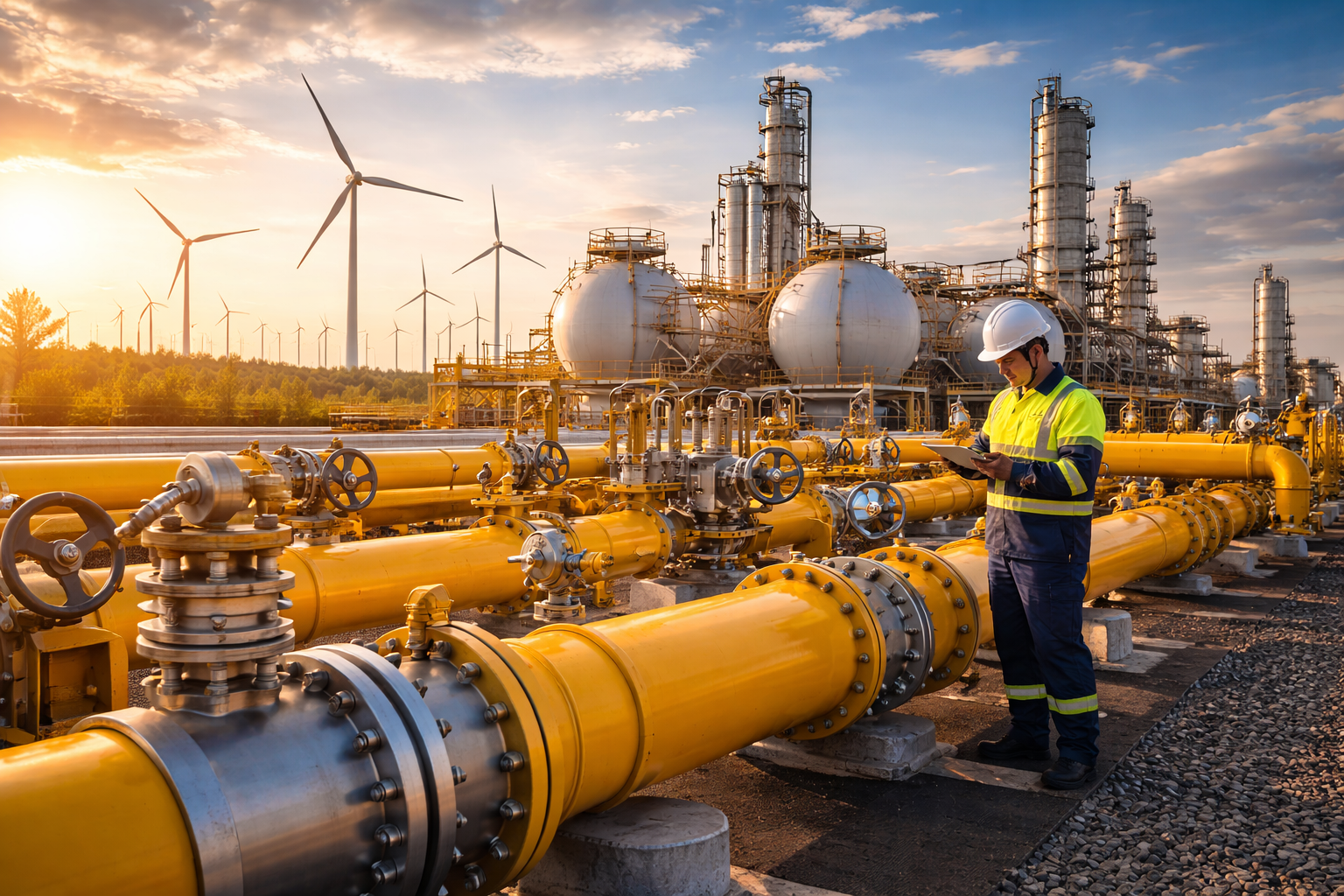 Perusahaan Distribusi Gas Alam dan Energi Berkelanjutan
